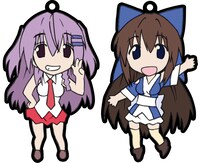 「ながされて藍蘭島」すず＆美咲ラバーストラップ (c)Takeshi Fujishiro/SQUARE ENIX