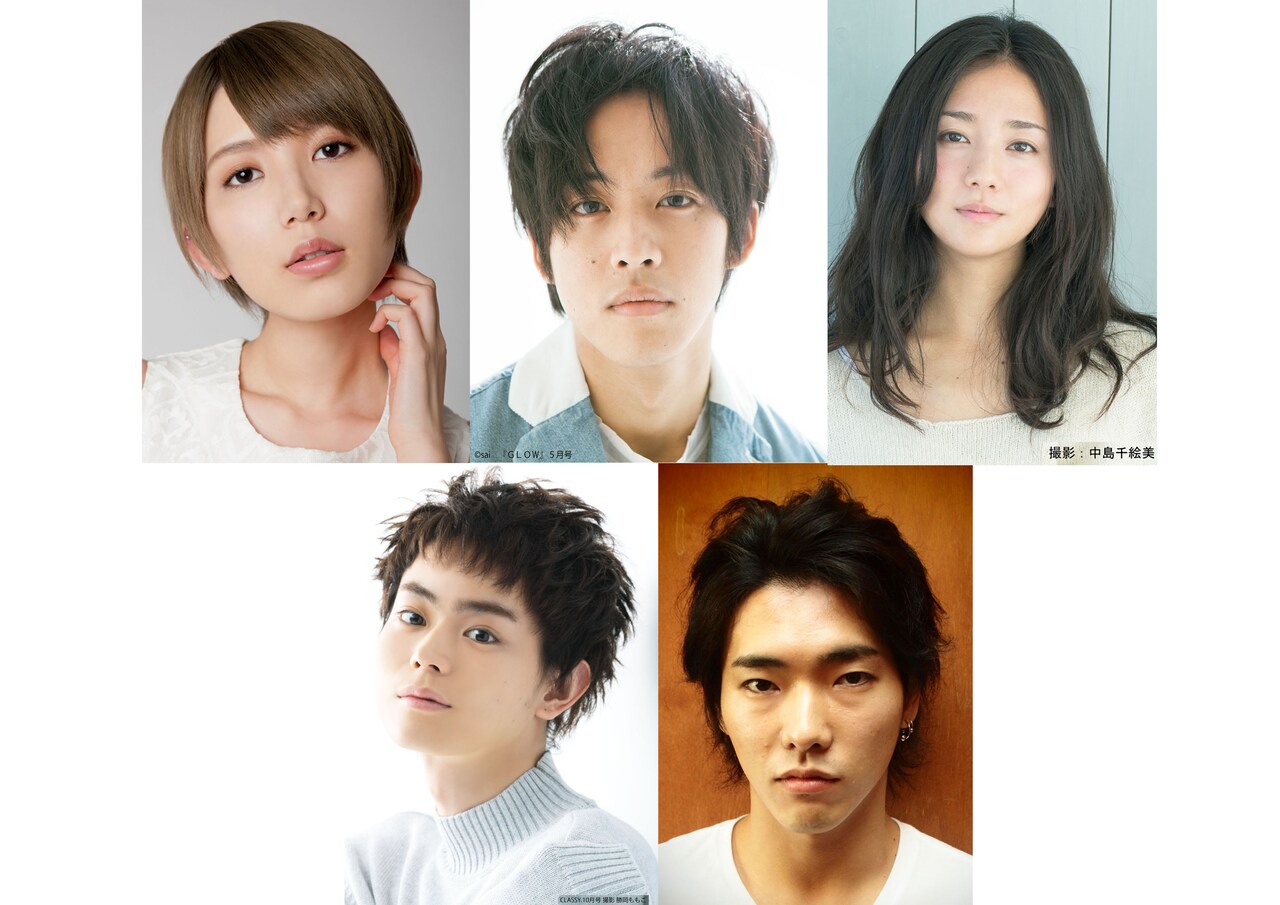 写真上段左より光宗薫、松坂桃李、木村文乃、下段左より菅田将暉、柄本佑。
