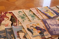 海野つなみ作品の刷り出し。