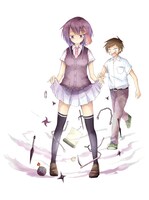 ゆずチリによる新連載「忍者シノブさんの純情」のカット。