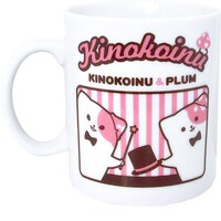 「きのこいぬ」のマグカップ。(c)KIMAMA AOBOSHI／TOKUMA SHOTEN