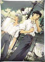 D賞「シンジ＆カヲルクッション」(c)カラー