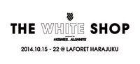 「THE WHITE SHOP Produced by #KSWISS ALLWHITE」ロゴ