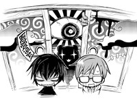 「師匠シリーズ～師匠と僕と～」のカット。