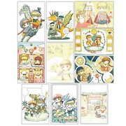 「魔法陣グルグル」ポストカードブック（価格： 756円）。11月上旬発売。(c)衛藤ヒロユキ/スクウェア・エニックス