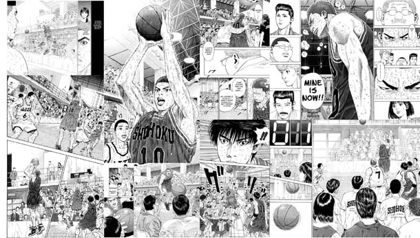 「SLAM DUNK」のカット集。