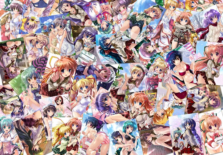 「駒都えーじ 美少女アート・コレクション いちごのこ」収録作品より。 (c)2014 駒都えーじ