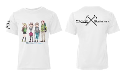「ヤマノススメ セカンドシーズン」と石井スポーツによるコラボ商品「YS4人Tシャツ」。(c)S/ESE/E