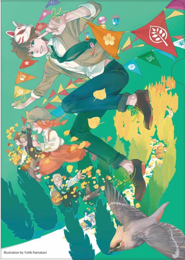 伊東歌詞太郎×ポプラ「秋のお菓子フェア」で配付のクリアファイル。