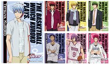 アニメイトカフェ限定特典の イラストシート。(c)藤巻忠俊／集英社・黒子のバスケ製作委員会