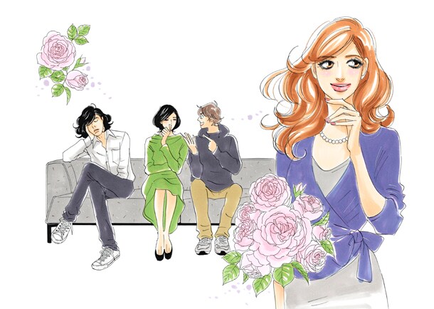 「テリフィック！」扉ページのイラスト。(c)桜沢エリカ／集英社クリエイティブ