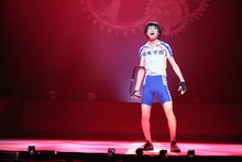 「『弱虫ペダル』箱根学園篇～野獣覚醒～」ゲネプロの様子。(c) 渡辺航（週刊少年チャンピオン）2008／弱虫ペダル製作委員会2013 (c) 渡辺航（週刊少年チャンピオン）／マーベラス、東宝、ディー・バイ・エル・クリエイション