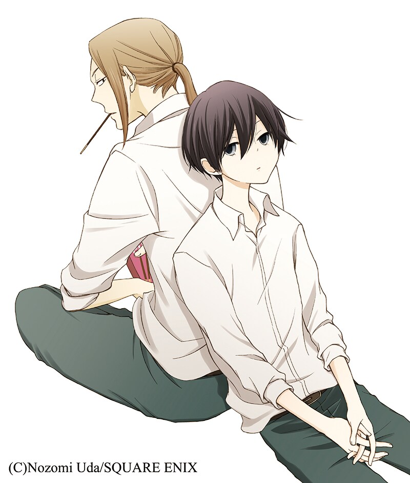 ウダノゾミ「田中くんはいつもけだるげ」3巻のカバーイラスト。