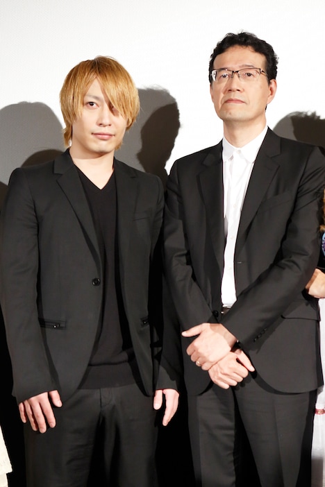 中田ヤスタカと荒牧伸志監督。