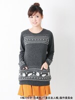 「ニャンコ先生ジャガードニットプルオーバー」