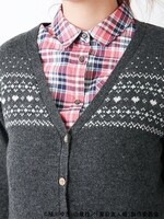 「ニャンコ先生ジャガードカーディガン」