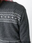 「ニャンコ先生ジャガードカーディガン」