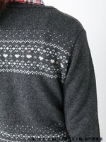 「ニャンコ先生ジャガードカーディガン」