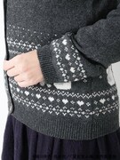 「ニャンコ先生ジャガードカーディガン」