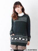 「ニャンコ先生ジャガードニットプルオーバー」