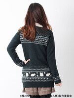 「ニャンコ先生ジャガードニットプルオーバー」