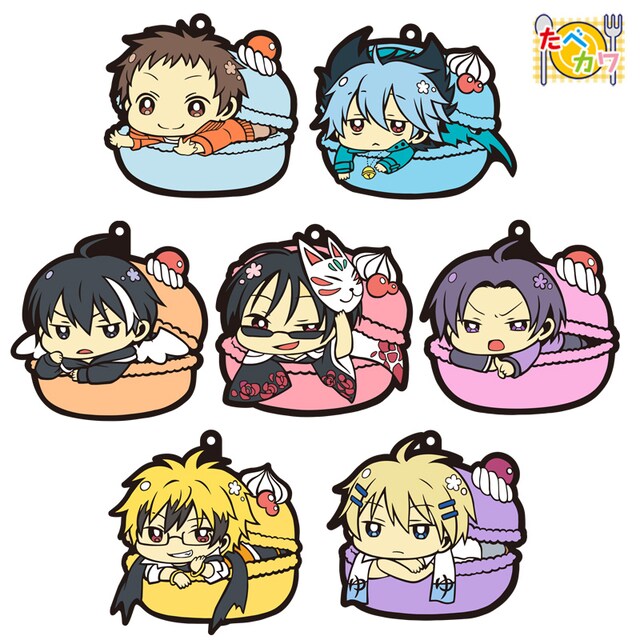 「たべカワシリーズ『SERVAMP』トレーディングラバーストラップ」のイメージ。(c)TanakaStrike