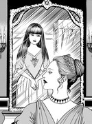 「伊藤潤二の美少女残酷童話 白雪姫編」のカット。