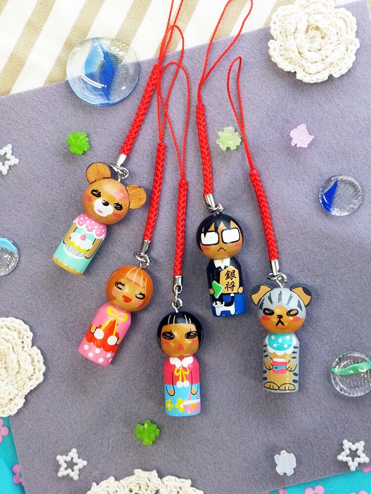 「3月のライオン キャラこけし」(c)羽海野チカ/白泉社