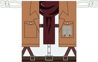 クレーンゲーム景品の巾着。(c)諫山創・講談社/「進撃の巨人」製作委員会 (c)NAMCO LTD.