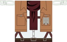 クレーンゲーム景品の巾着。(c)諫山創・講談社/「進撃の巨人」製作委員会 (c)NAMCO LTD.