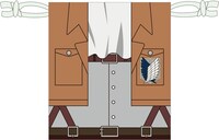 クレーンゲーム景品の巾着。(c)諫山創・講談社/「進撃の巨人」製作委員会 (c)NAMCO LTD.