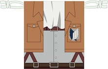 クレーンゲーム景品の巾着。(c)諫山創・講談社/「進撃の巨人」製作委員会 (c)NAMCO LTD.