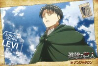 ガラポン屋台「心臓を捧げよ！調査兵団ガラポン」景品のポストカード。(c)諫山創・講談社/「進撃の巨人」製作委員会 (c)NAMCO LTD.