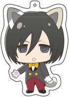 ガラポン屋台「心臓を捧げよ！調査兵団ガラポン」景品のアクリルキーホルダー。(c)諫山創・講談社/「進撃の巨人」製作委員会 (c)NAMCO LTD.