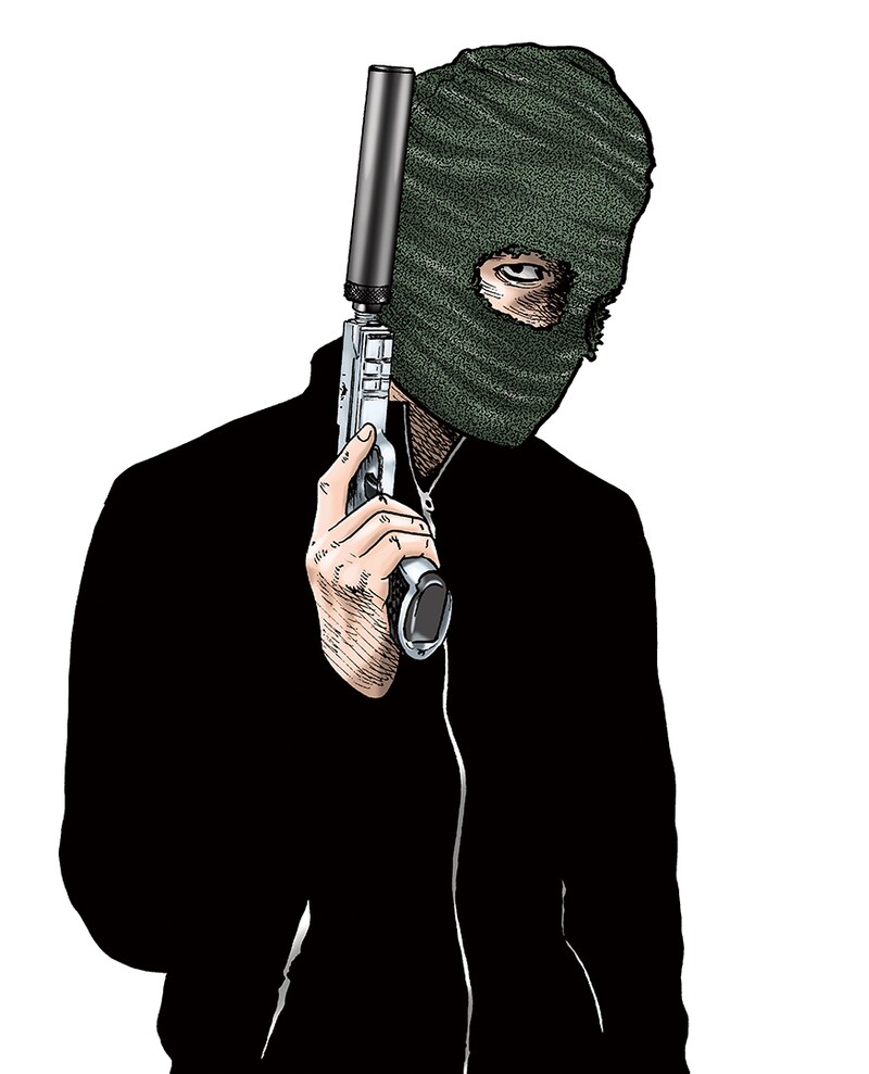 南勝久の新連載「ザ・ファブル」カット