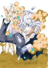 小畑健が作画を務めた「RKD－EK9」のカット。(c)西尾維新・小畑健／集英社