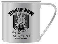 「リアルアカウント ステンレスマグ」2015年1月中旬発売予定。(c)オクショウ・渡辺静／講談社