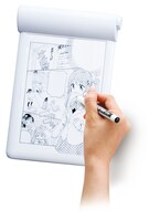 お仕事体験玩具「14日間マンガ家コース」の使用イメージ。(c) TOMY (c)Nihon Manga Juku