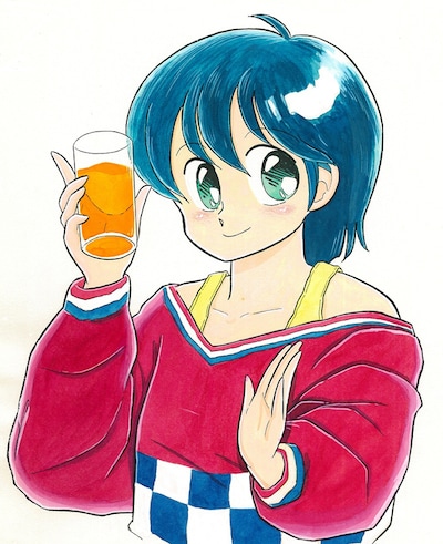 星里もちる「かくてる▽ポニーテール」カット