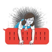 「コップのフチ子」LINEスタンプのサンプル￼ (c)タナカカツキ / KITAN CLUB