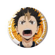 西谷夕の缶バッジ。(c)古舘春一／集英社・「ハイキュー!!」製作委員会・MBS