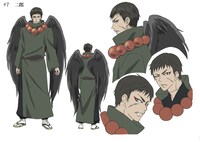 二郎（CV:羽多野渉）。鞍馬山に住む天狗たちのリーダー格。自分にも他人にも常に厳格な天狗の里の猛者。(c)鈴木ジュリエッタ／白泉社・神様はじめました製作委員会2015