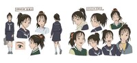 真樹子（CV：芹澤優）キャラクター設定画 (c)岩明均／講談社・VAP・NTV・4cast