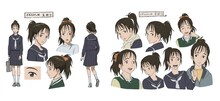 真樹子（CV：芹澤優）キャラクター設定画 (c)岩明均／講談社・VAP・NTV・4cast