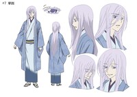 翠郎（CV:平川大輔）。鞍馬（真寿郎）の幼い頃に、彼をかばったことで翼を失った心優しき天狗。(c)鈴木ジュリエッタ／白泉社・神様はじめました製作委員会2015