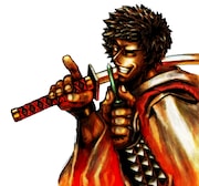 横尾公敏による新連載「百人の半蔵」のカット。