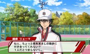「新テニスの王子様 ～Go to the top～」プレイ画面のイメージ。(c)許斐 剛／集英社・NAS・新テニスの王子様プロジェクト (c)FURYU CORPORATION 2015