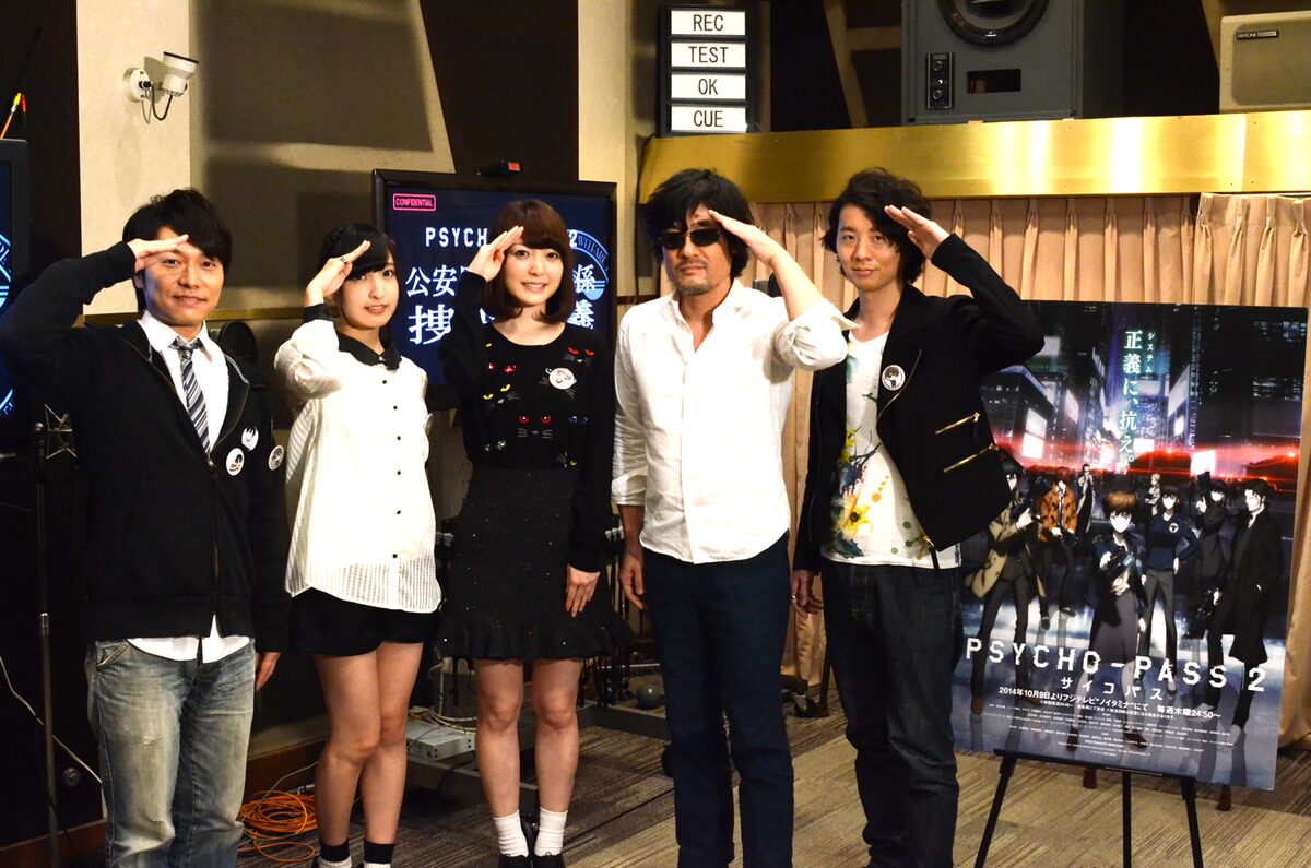 サイコパス ニコ生で野島健児が宜野座のタンクトップ姿を熱弁 コミックナタリー