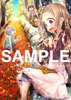 「ヤマノススメ コミックアンソロジー」にて、ぎうにうが描いたイラストのサンプル。