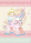 E賞：ステーショナリーセットのクリアファイル。(c)羽海野チカ/白泉社